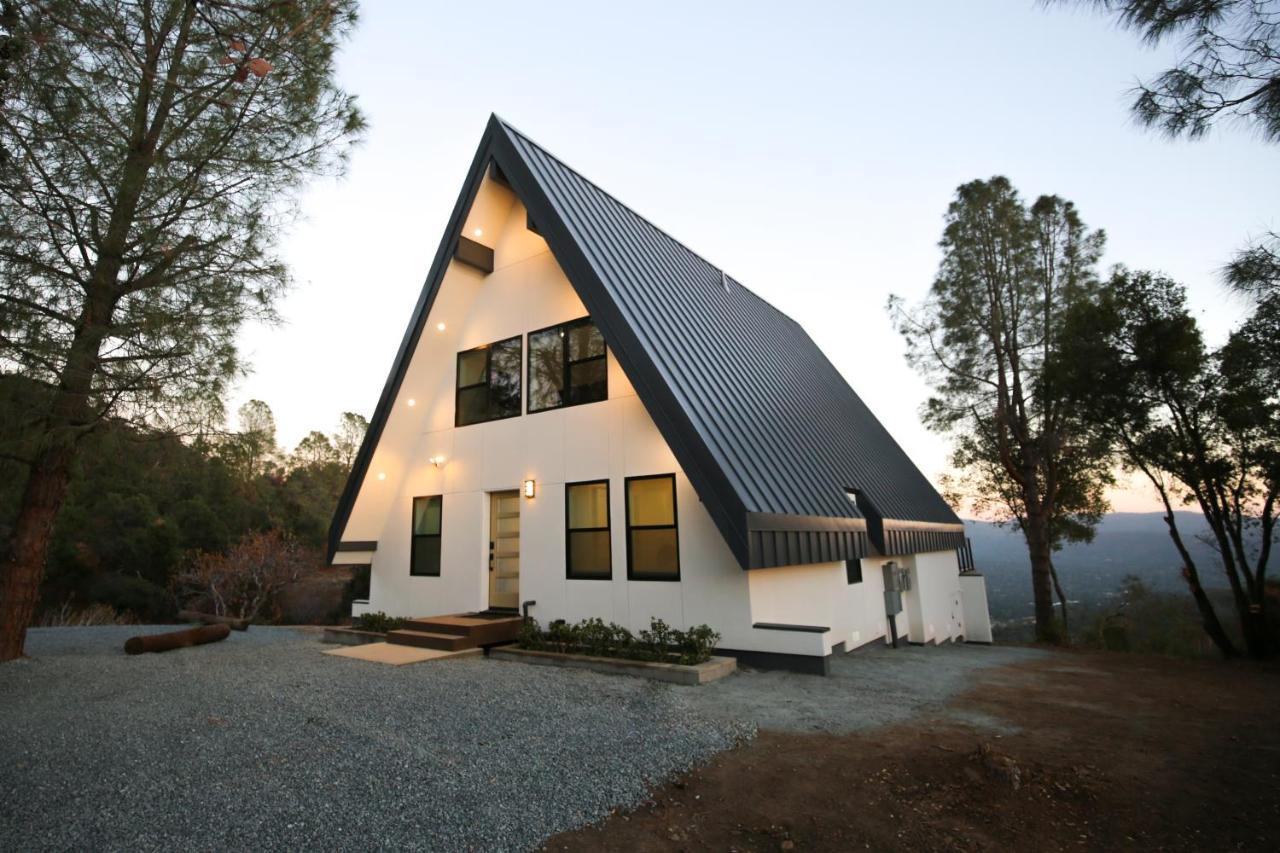 High End A-Frame - Hot Tub - Awesome Views - Yosemite - Electric Vehicle Friendly - Sleeps 10 Vila Oakhurst Exterior foto
