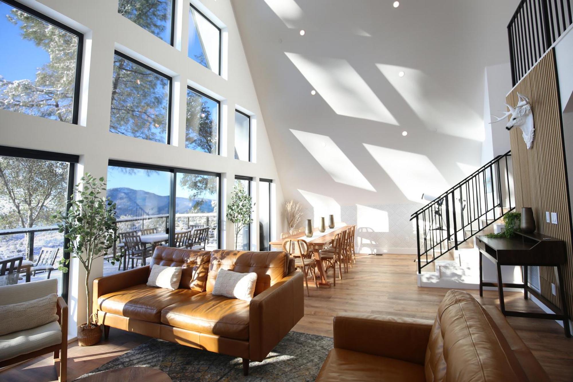 High End A-Frame - Hot Tub - Awesome Views - Yosemite - Electric Vehicle Friendly - Sleeps 10 Vila Oakhurst Exterior foto